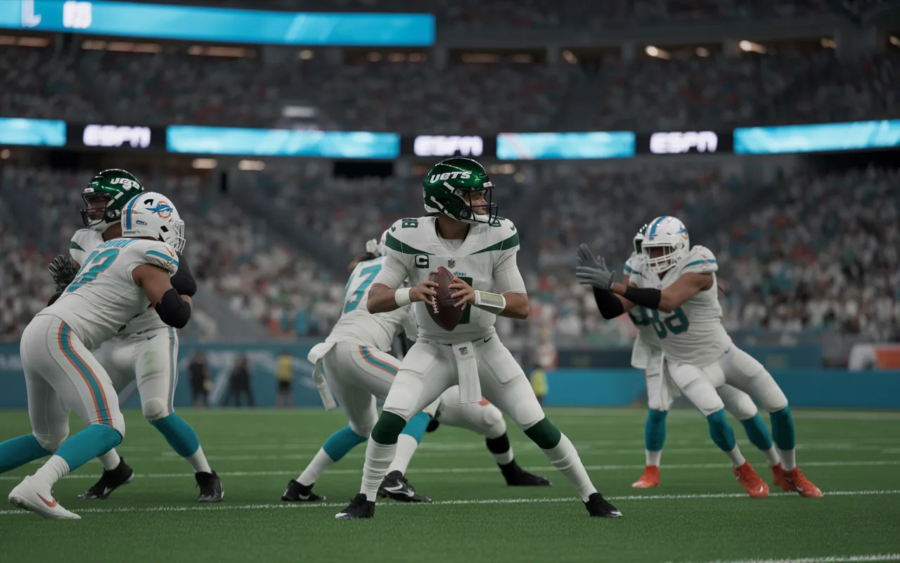 Jets vs Dolphins Week 4 2025 player stats breakdown showing key offensive and defensive performance highlights
