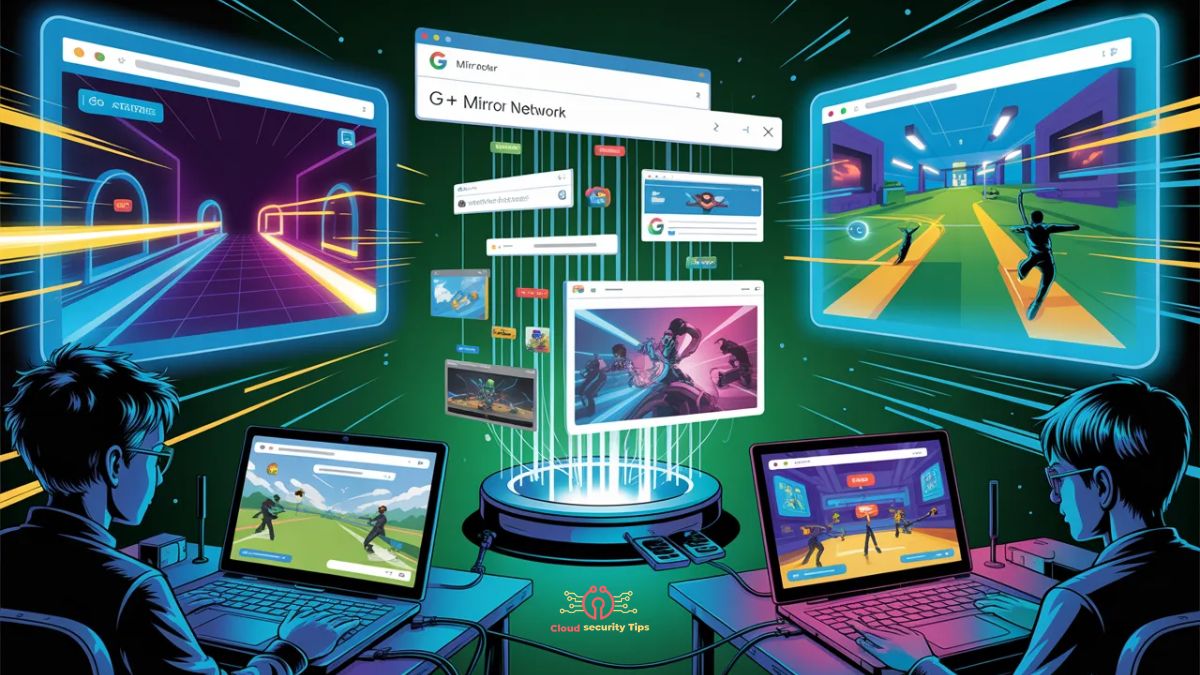 Unbanned G+ browser games list showing popular HTML5 games on school Chromebook screen