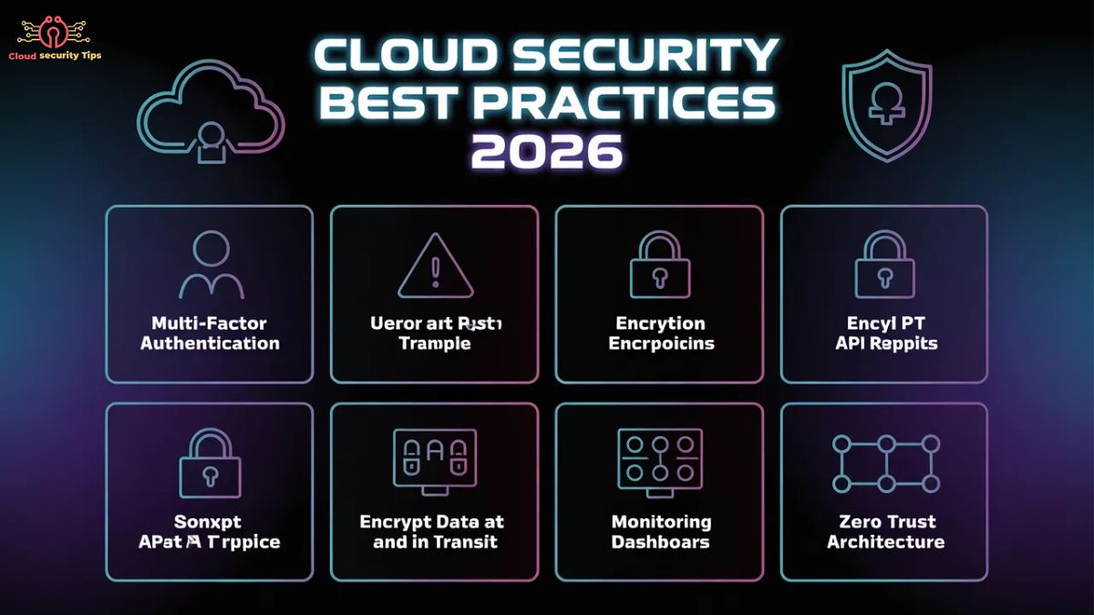 Cloud security 2026 best practices protecting data and cloud infrastructure from cyber threats and unauthorized access