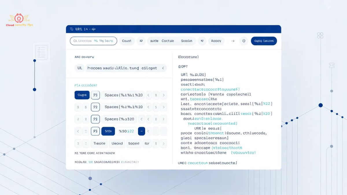Free URL Encoder Tool interface showing URL encoding and error fixing process for web developers and SEO use